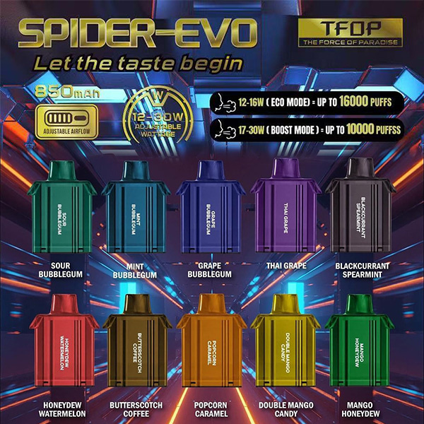 TFOP SPIDER EVO 16000 CARTRIDGE